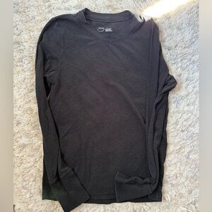 Aerie black rib long sleeve